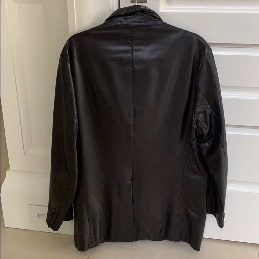 Men leather jacket - Picture 3 of 5